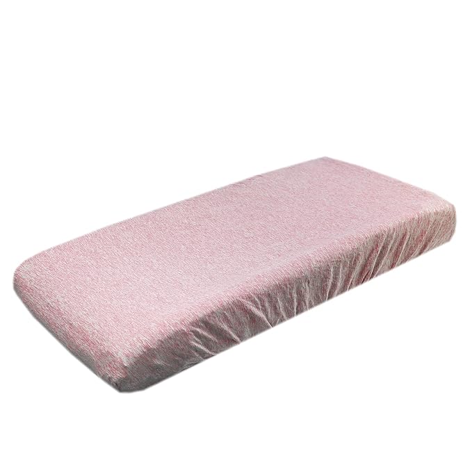 Copper Pearl Premium Knit Changing Pad Cover Soft, Stylish, and Universal Fit for All Standard Diaper Changing Pads, Trendy Design Changing Pad Covers, Maeve