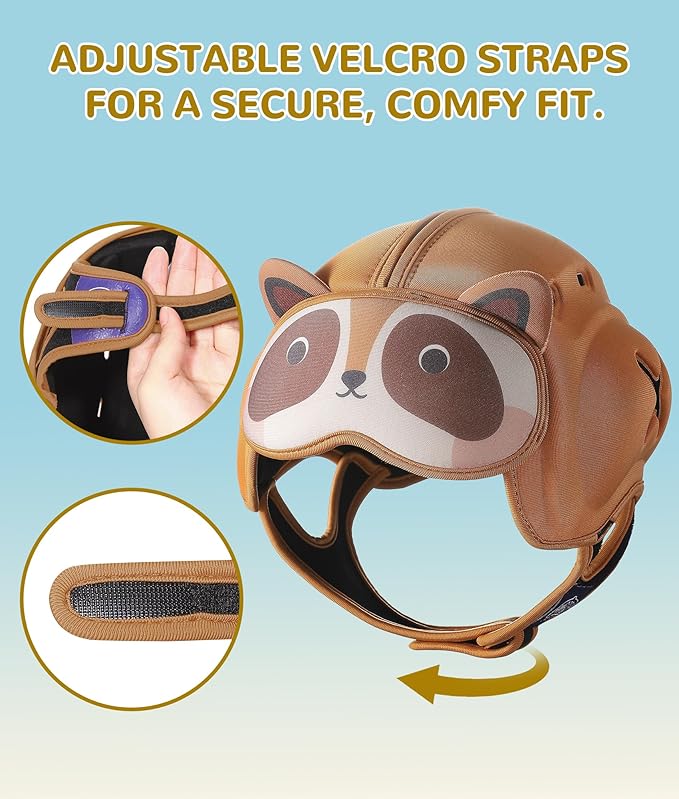 Baby Safety Helmet for Crawling Walking - Mambobaby Baby Helmet Adjustable Baby Head Protector Breathable Soft Infant Helmet Head Protection Helmets for Aged 6-24 Months, Ultra-Lightweight