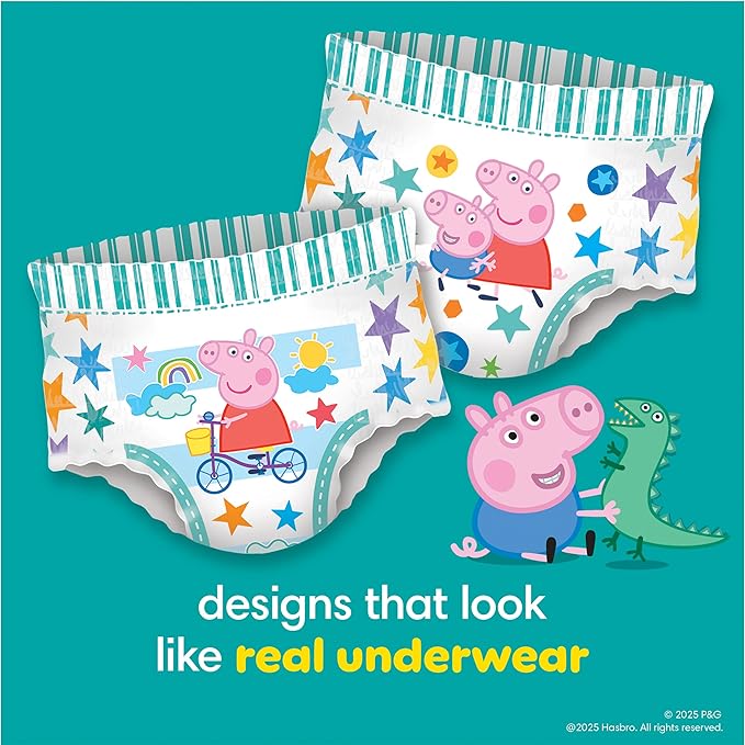 Pampers Easy Ups Pull On Training Underwear Girls, 5T-6T, 2 Month Supply (2 x 84 Count) with Sensitive Water Based Baby Wipes 12X Multi Pack Pop-Top and Refill (1008 Count)
