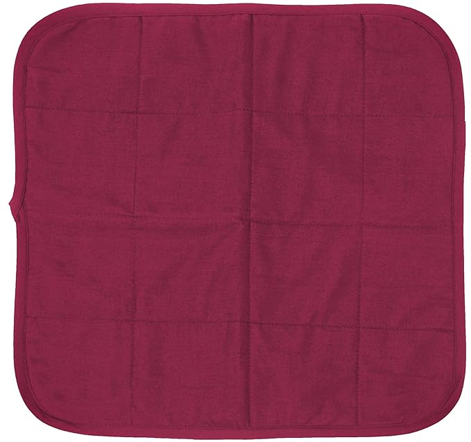 Comfort Finds Baby Changing Pad – Absorbent Reusable Diaper Changing Mat - Portable Waterproof Toddler Changing Liner (Burgundy, 3 Pack)