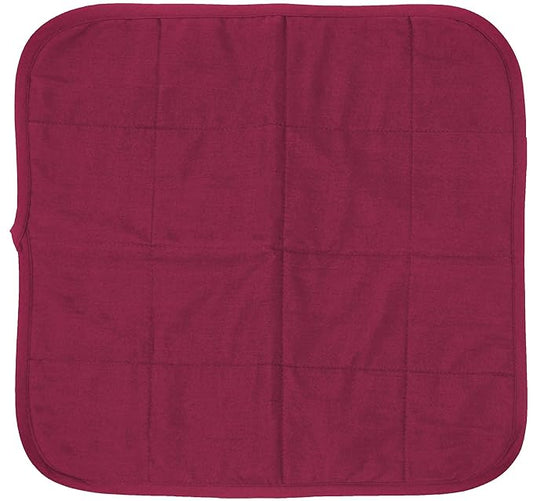 Comfort Finds Baby Changing Pad – Absorbent Reusable Diaper Changing Mat - Portable Waterproof Toddler Changing Liner (Burgundy, 3 Pack)