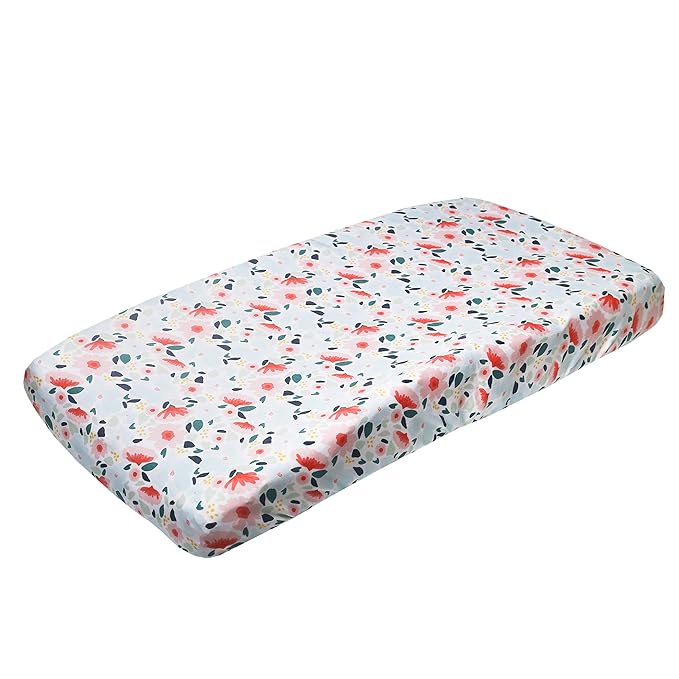 Copper Pearl Premium Knit Changing Pad Cover Soft, Stylish, and Universal Fit for All Standard Diaper Changing Pads, Trendy Design Changing Pad Covers, Leilani