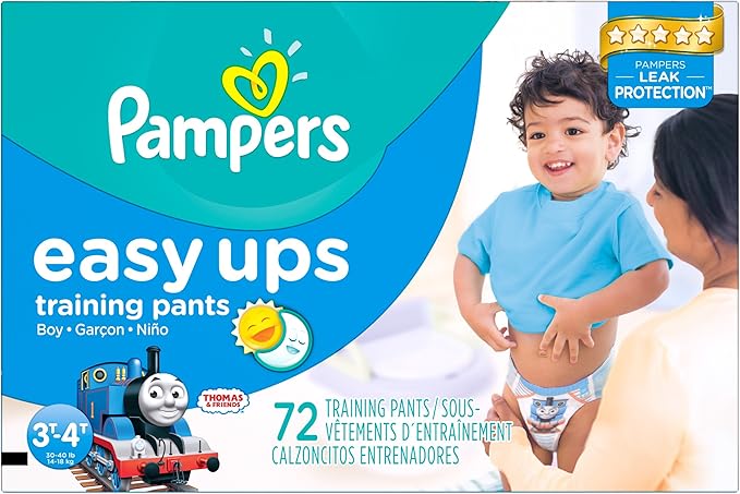 Pampers Easy Ups Training Pants Pull On Disposable Diapers for Boys