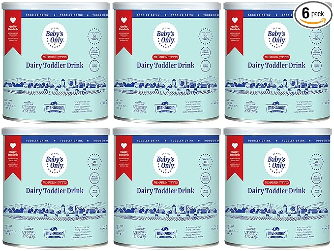 Baby’s Only Toddler Nutritional Drink, Bulk Toddler Formula for Kids 1-3 Years, Made with 27 Vitamins & Minerals for Growth & Immune Support, 21 oz – Value Can 6 Pack