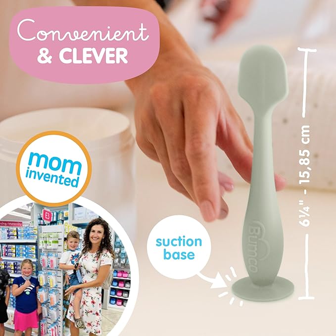 Bumco Diaper Cream Spatula - BPA-Free Diaper Bag Essentials, Soft Butt Spatula Baby, Mom-Invented Butt Paste Spatula, Bumco Diaper Cream Spatula, Flexible Diaper Cream Applicator, Baby Bum Brush