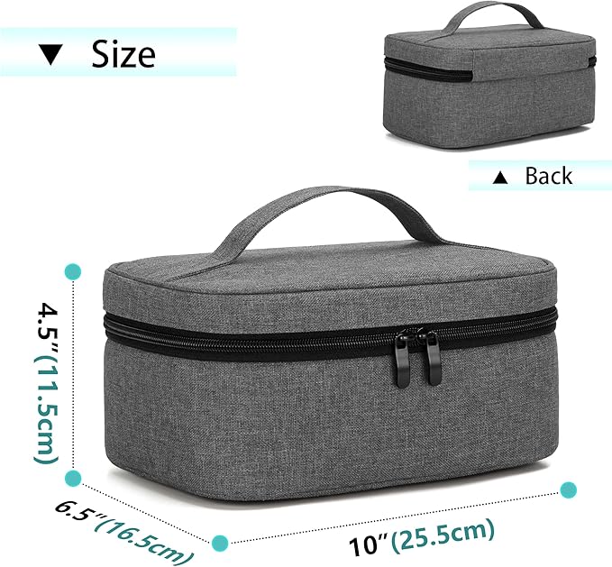 BAFASO Wearable Breast Pump Bag Compatible with Elvie and Momcozy Breast Pump, Case for Wearable Breast Pump and Extra Parts (Patent Pending), Gray