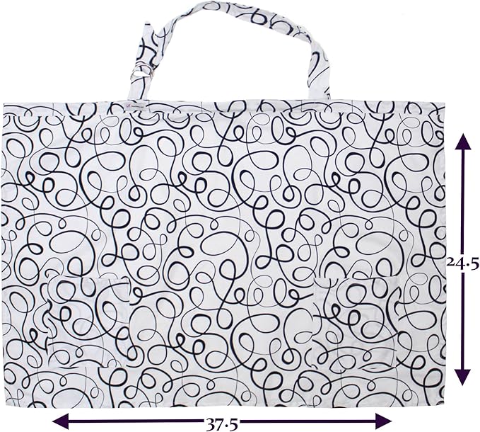LK Baby Breastfeeding Nursing Cover Apron – Soft Cotton Privacy Cover with Rigid Neckline, Adjustable Strap & Travel Bag