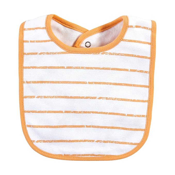 Hudson Baby Unisex Baby Cotton Bibs, Gone Surfing, One Size