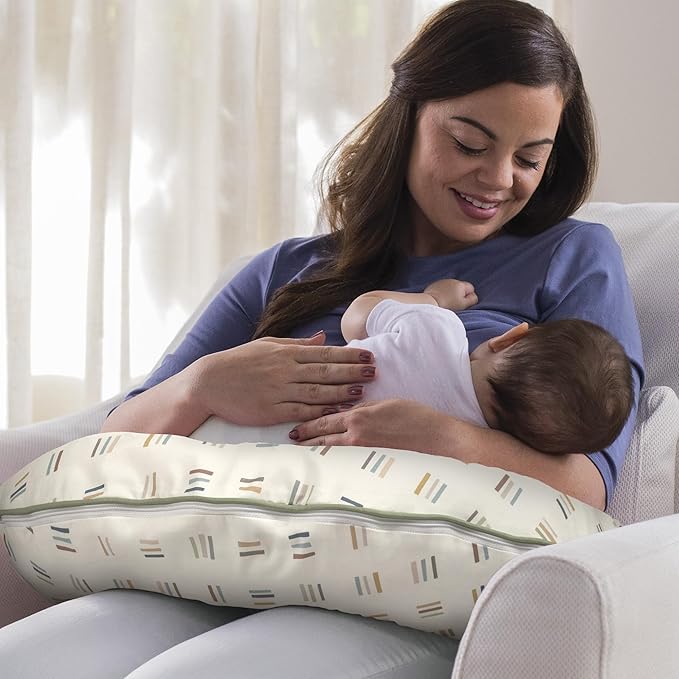 Boppy Nursing Pillow Cover, 100% Organic Cotton, Swatch Card, Fits The Original Support Pillow for Breastfeeding and Bottle Feeding, Cover Only, Nursing Support Pillow Sold Separately