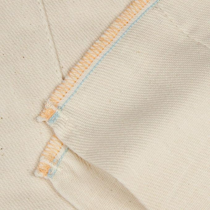 OsoCozy Unbleached Prefold Cloth Diapers 100% Cotton, Durable, Soft, Absorbent, Sustainable & Economical - dims, Fits size range. - (Size)