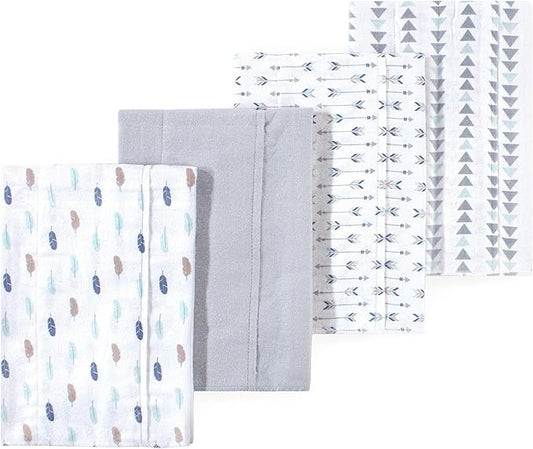 Little Treasure Luvable Friends Flannel Burp Cloths 4pk