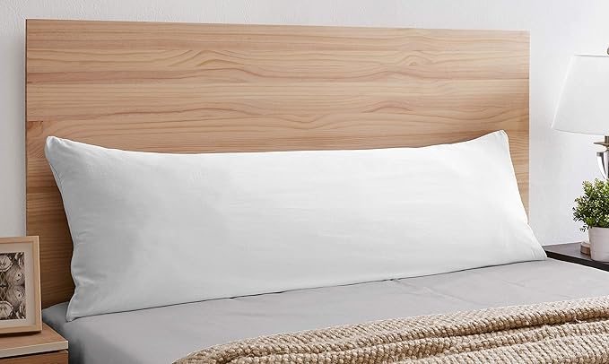 Sweet Jojo Designs White Full Length Double Zippered Body Pillow Case