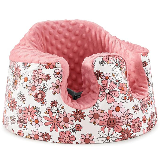 Seat Cover Compatible with Bumbo, Booster Seats Accessories, Soft Breathable Cover for Baby Girl Boy, Cover Only