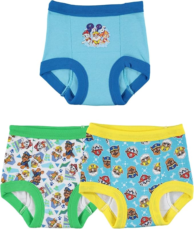 Paw Patrol Boys' Toddler Potty Training Pants With Chase, Skye & More With Success Chart & Stickers Size 18, 2t, 3t, 4t