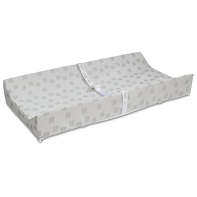Beautyrest Platinum Waterproof Premium Diaper Changing Pad - Soft Changing Pad for Infants - Ultimate Waterproof Protection & Comfort - Perfect Baby Changing Pad for Daily Use, White