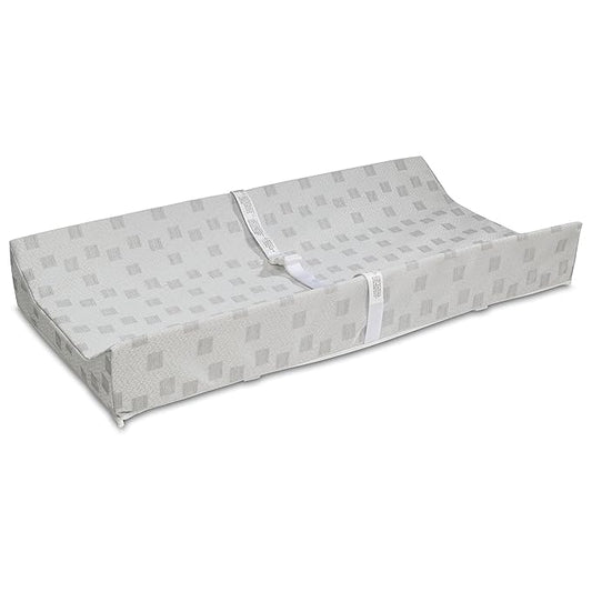 Beautyrest Platinum Waterproof Premium Diaper Changing Pad - Soft Changing Pad for Infants - Ultimate Waterproof Protection & Comfort - Perfect Baby Changing Pad for Daily Use, White