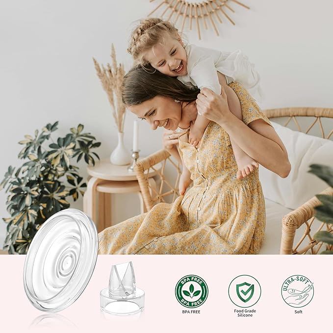 12 Pack S9 Pro / S12 Pro / S9 / S12 Duckbill Valve Silicone Diaphragm, Compatible with momcozy Breastpump, Electric Breast Pump Replacement Parts Accessories