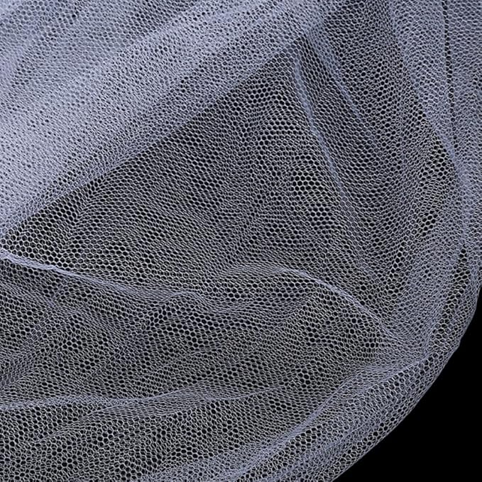 Universal Crib Floor Mosquito Net with Lace, Breathable Crib Netting Bed Curtains Canopy for Baby Kids, Toddler Bed Crib Dome Canopy Netting Without Stand