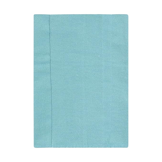 Hudson Baby Unisex Baby Cotton Flannel Burp Cloths, Soft Teal Dino, One Size
