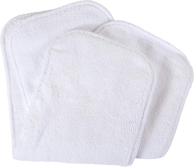 3-Pack Kawaii Adult/Women/Teen Reusable Cloth Diaper Insert, Incontinence, Pregnancy, Childbirth, Super Absorbent 4-Layer Microfiber Insert Oversize 48.5 x 19 cm