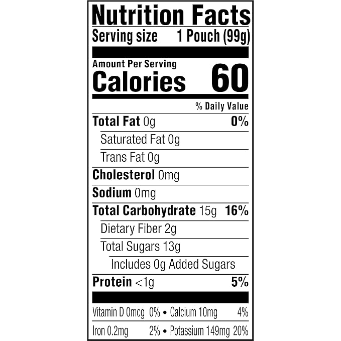 Plum Organics - 4+ Months Organic Baby Food Pouches - Just Mangos - Non-GMO - Fruit & Veggie Blends On-The-Go Pouches for Baby & Toddler Meals - Quality Tested Ingredients - 3.5 oz (Pack Of 12)