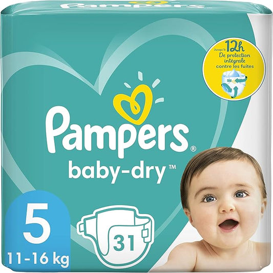 Pampers Baby-Dry Size 5 to 12 Hours Protection, for 11 – 16 kg – 900 g