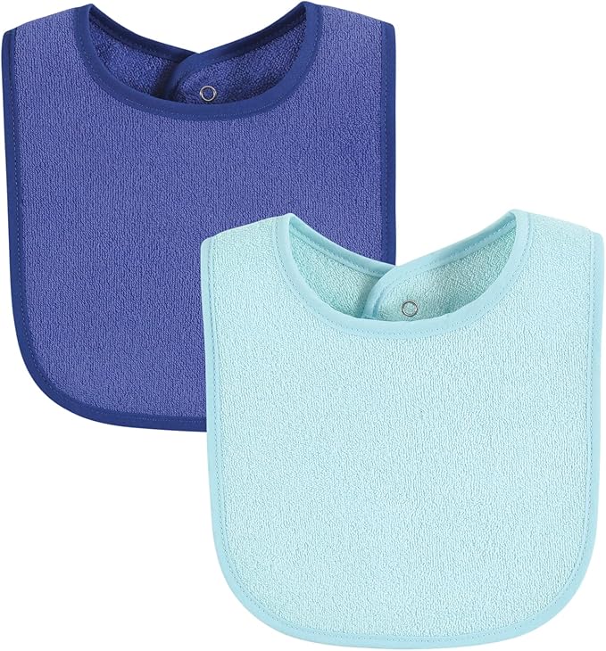 Hudson Baby Unisex Baby Drooler Bib With Waterproof Lining
