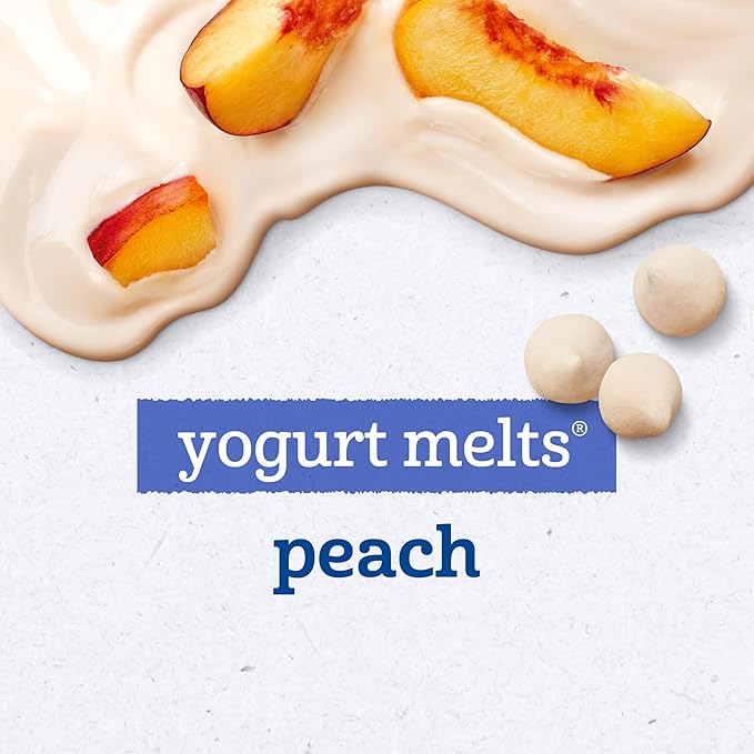 Gerber Baby Snacks Yogurt Melts, Peach, 1 Ounce (Pack of 7)