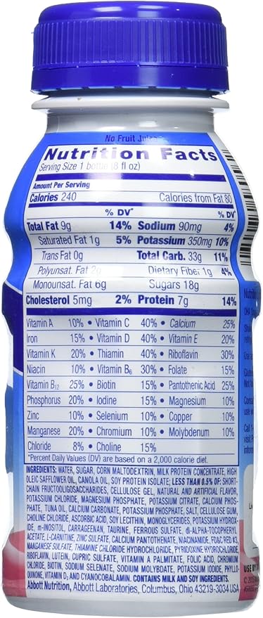 Abbott Pediasure Strawberry Shake, 24 Count