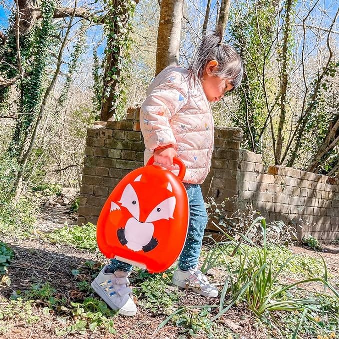 My Carry Potty - Fox Travel Potty, Award-Winning Portable Toddler Toilet Seat for Kids to Take Everywhere