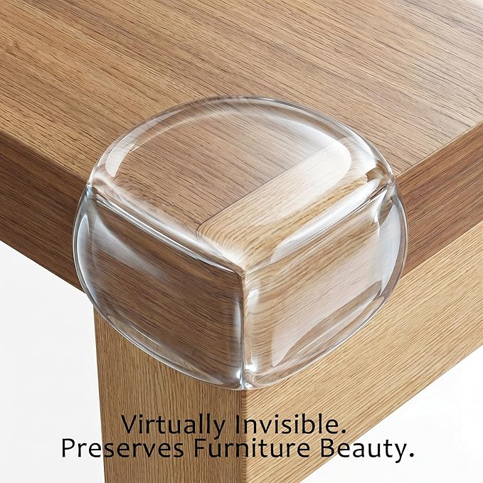 Extra Large & Ultra-Safe Baby Corner Protector Guards - 16-Piece Transparent Table Corner Protectors for Furniture, Super Strong Adhesive, Easy to Install Child Safety Set