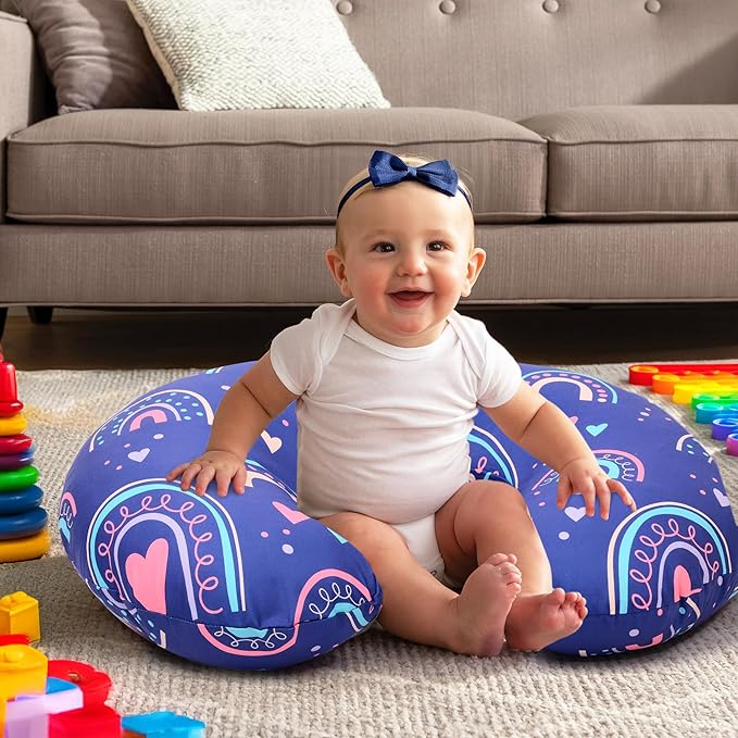 Cloele Nursing Pillow Cover for Breastfeeding Pillows - Animal Breastfeeding Pillow Slipcovers for Baby Boys & Girls Ultra Soft Infant Nursing Pillowcase for Newborn,Cover Only