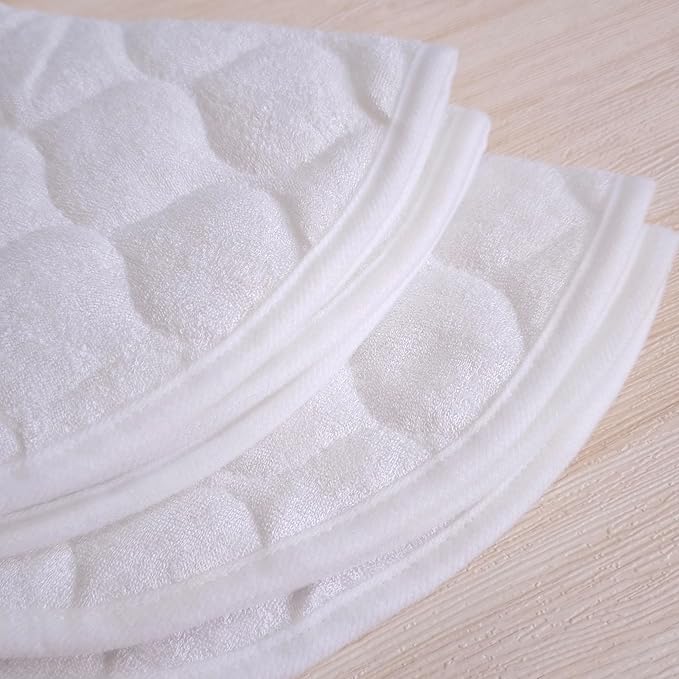 Thicker Waterproof Changing Pad Liners Cotton Changing Table Cover Liners 2 Count 13" X 27" (Elliptical White)
