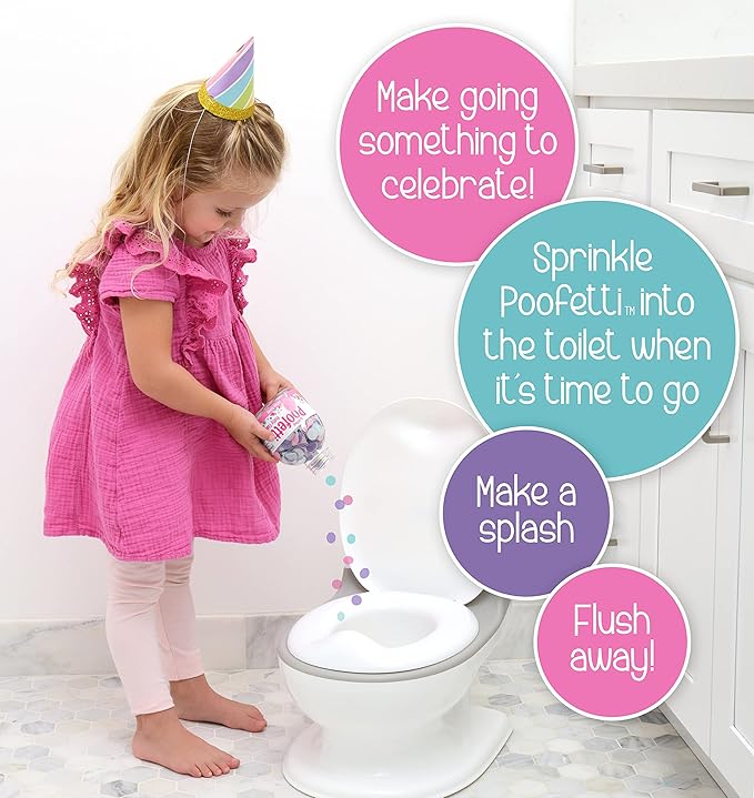Poofetti Potty Flair - Scented Potty Training Party Toilet Confetti from PrimaStella (Cotton Candy Scent)