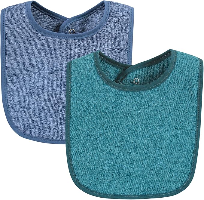 Hudson Baby Unisex Baby Drooler Bib With Waterproof Lining