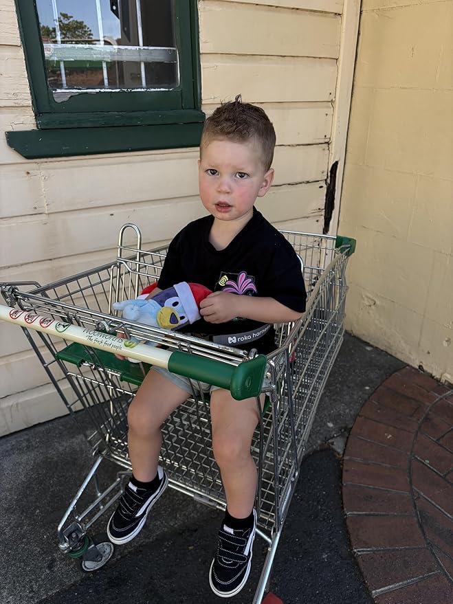 Silicone Shopping Cart Harness - Grey 2 Point