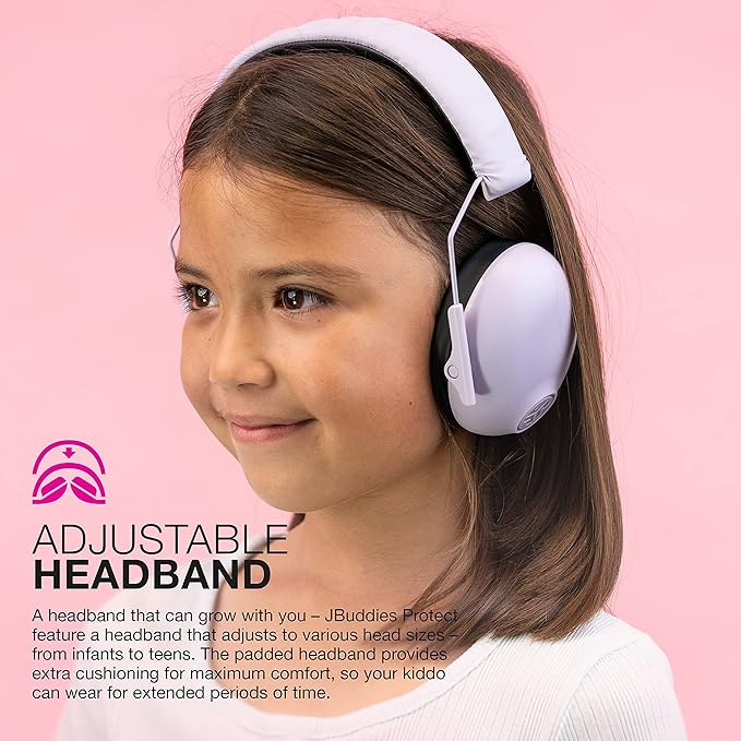 JLab JBuddies Protect Earmuffs, Headband for Infants to Teens, Hearing Protection