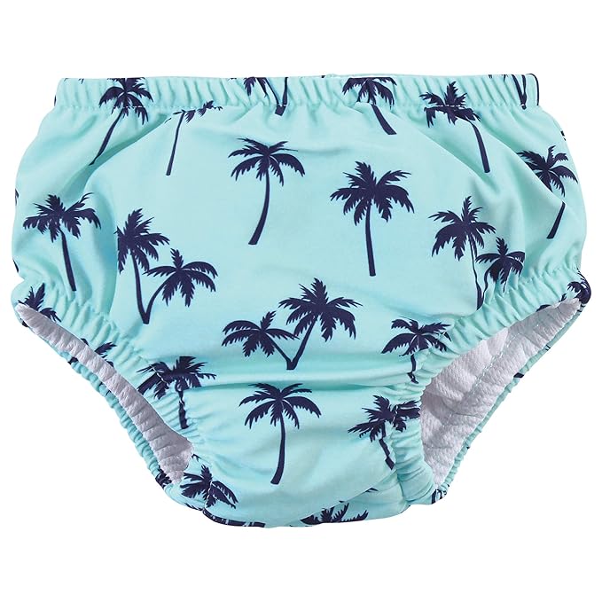Hudson Baby Unisex Baby Swim Diapers, Palm Trees, 3 Toddler