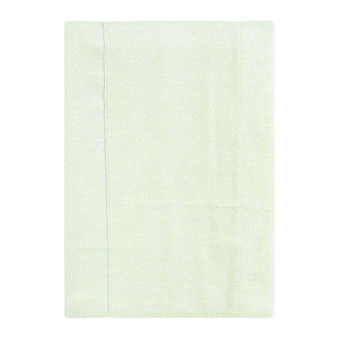 Hudson Baby Unisex Baby Cotton Flannel Burp Cloths 7-Pack, Leafy Elephant, One Size