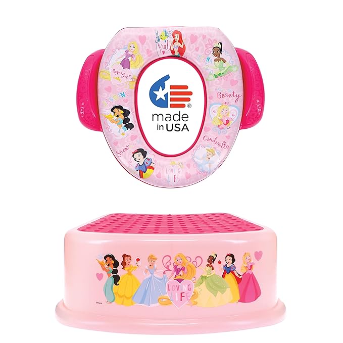 Disney Princess "Loving Life" 2 Piece Essential Potty Training Set - Soft Cushion