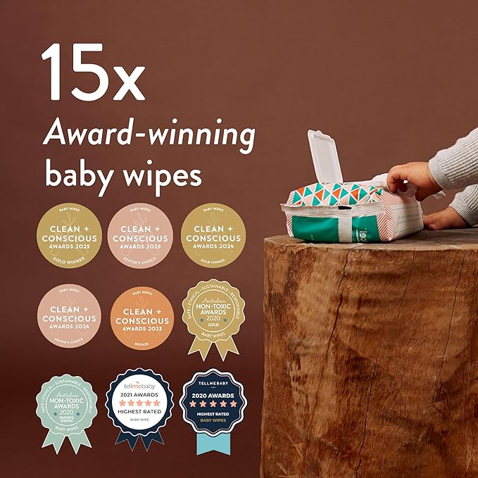 JOONYA Unscented Baby Wipes — Plant-Based, Fragrance-Free Bulk Diaper Wipes | Hypoallergenic, Non-Toxic & Biodegradable Wet Wipes for Sensitive Newborn Skin | 1 Pack of 80