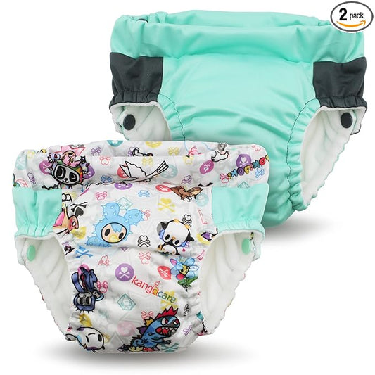 Kanga Care Lil Learnerz Reusable Toilet Training Pants (XSmall - tokiBambino & Sweet)