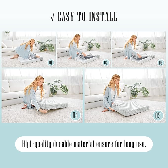 Cute Castle Changing Pad Cover - Ultra Soft Bean Dot Plush Changing Table Covers Breathable Baby Changing Pad Table Sheets for Boy and Girl (2 Pack White and Grey)