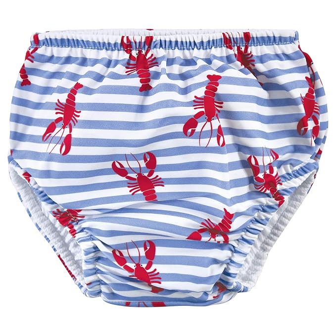 Hudson Baby Unisex Baby Swim Diapers, Anchors, 0-6 Months