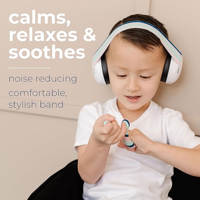 Noise Reduction Baby Headphones - Ear Protection for Babies, Infants & Toddlers - Baby Ear Muffs - Noise Protection Infant Headphones - Baby Ear Protection for Airplanes & Everyday Use