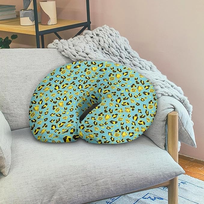 Leopard Nursing Pillow Cover with Hidden Zipper Leopard Skin Friendly for Moms/Baby Nursing Pillow Cover Stretchy Removable Cover for Breastfeeding Pillow