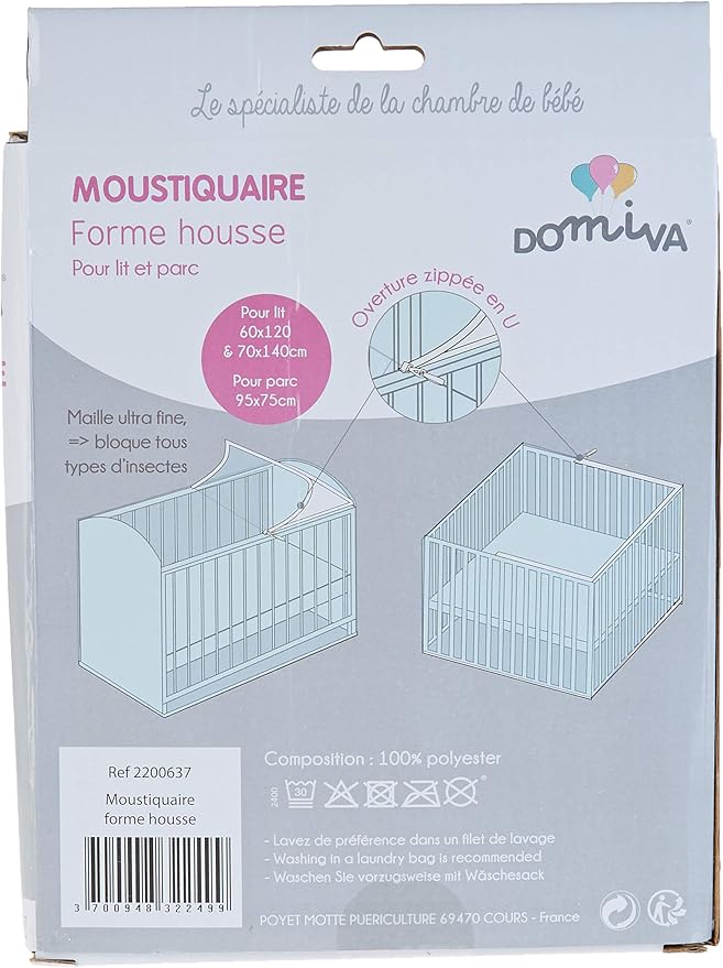 Poyetmotte Ajustable Mosquito Net, White, Multicolor, One Size