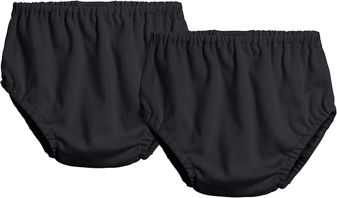 City Threads Cotton Diaper Covers for Girls and Boys 2-Pack, Made in USA Baby Bloomers, Wear Over Disposable and Cloth