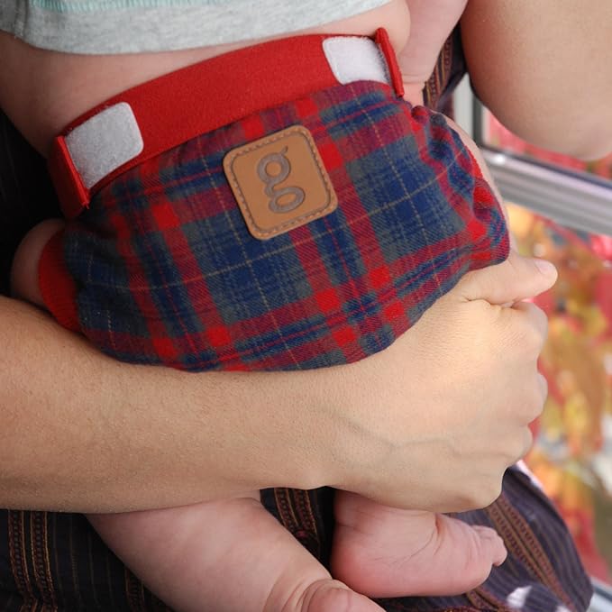 Gdiapers Glen Laddie Gpants Diapers, Plaid, Small