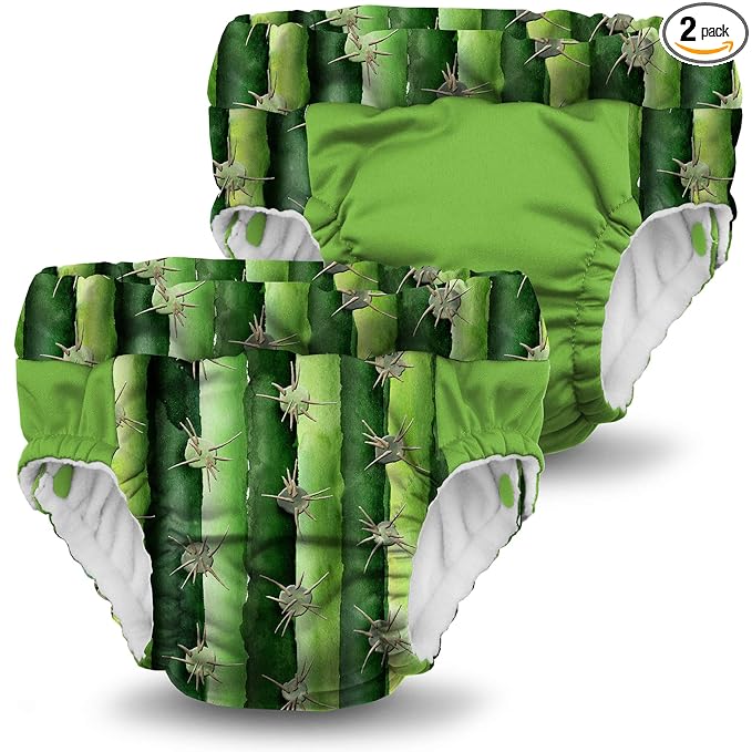 Kanga Care Lil Learnerz Reusable Toilet Training Pants (XSmall - Prickles & Tadpole)